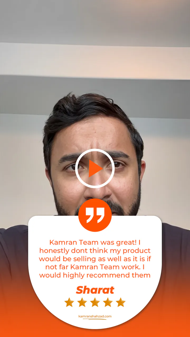 Video review from Sharat, Amazon client of Kamran Shahzad